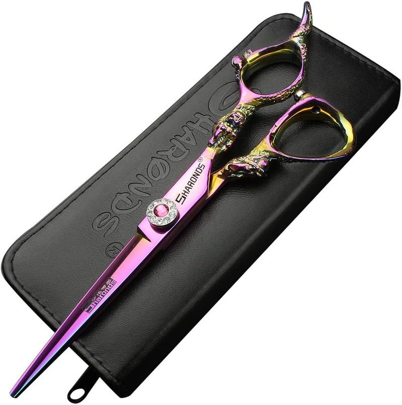 مقص قص الشعر المحترف 6 بوصة لمصففي الشعر للاستخدام المنزلي للرجال والنساء والبالغين والأطفال