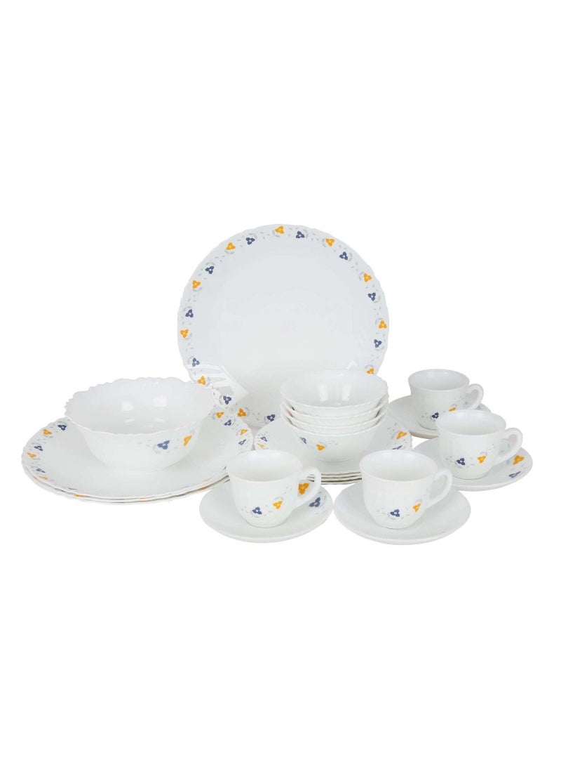 Cello Dinner Set Crazy Flower 21pcs