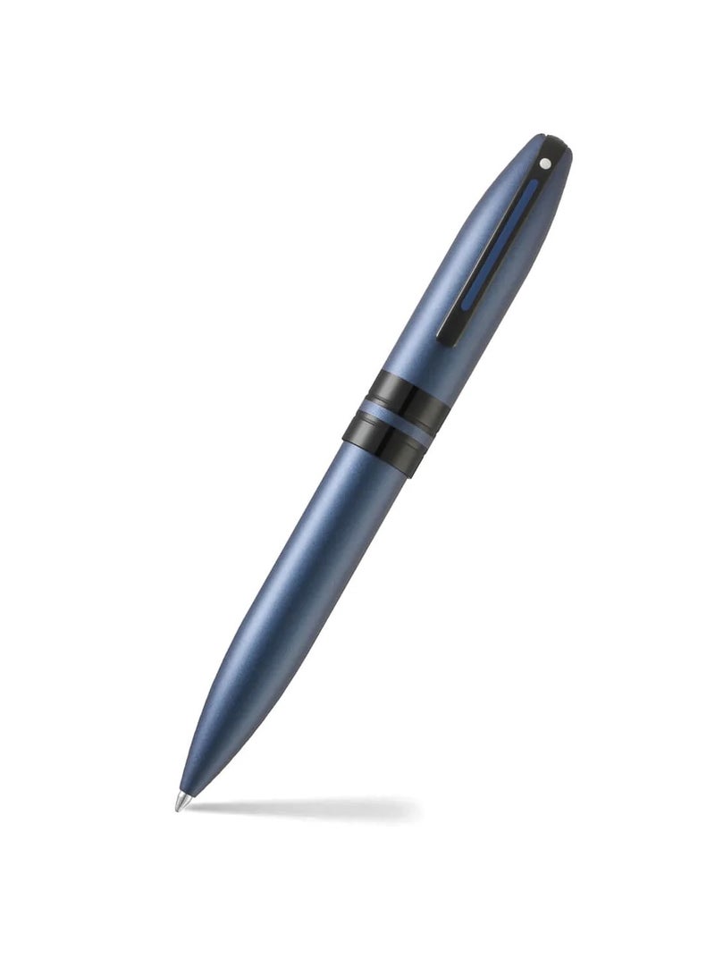 Sheaffer® ICON 9110 Metalic Blue Ballpoint Pen With Gloss Black Trim - Image 1