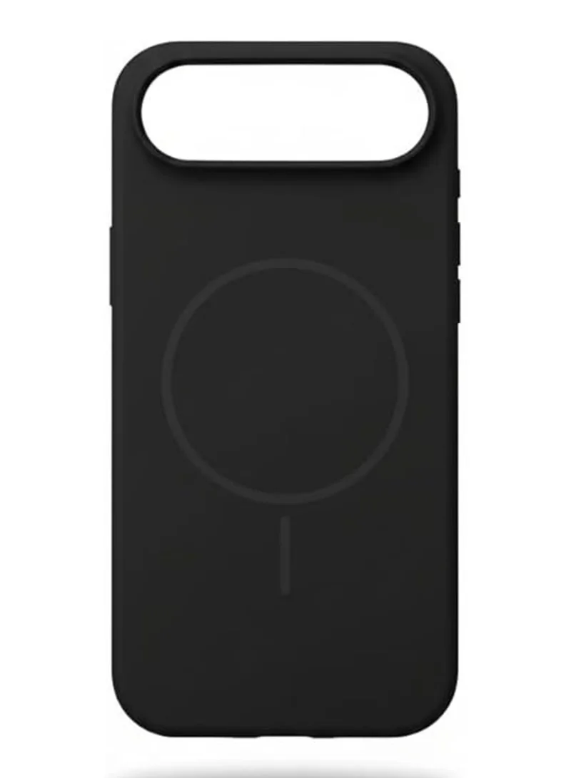 Mobcos Mobcos iPhone 17 Air Black Luxury Magnetic Compatible for iPhone Series – Shockproof, Slim Fit, Soft-Touch Protective Cover with Magnetic Wireless Charging Support