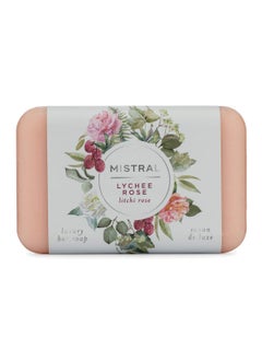 Mistral Classic Bar Soap Lychee Rose 2 Bars