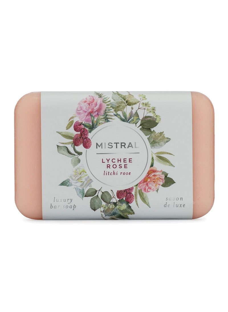 mistral - Mistral Classic Bar Soap Lychee Rose 2 Bars - Image 1