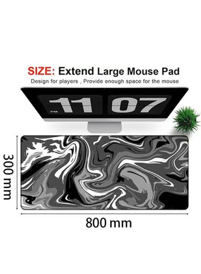 general Extend Large Gaming Mouse Pad,Anti-Skid Mousepad Large Keyboard Mouse Pad Desk Mat with Stitched Edges (800 * 300 * 3mm） - Image 5