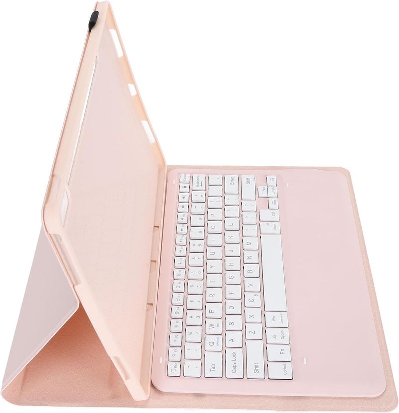 All-item matching trendy build TPU Keyboard Case, Tablet Case Precise Cutouts 33ft Operating Distance Prevents Scratches TB371FC for Tab P12 12.7inch (Pink) Experience optimized build - Image 1