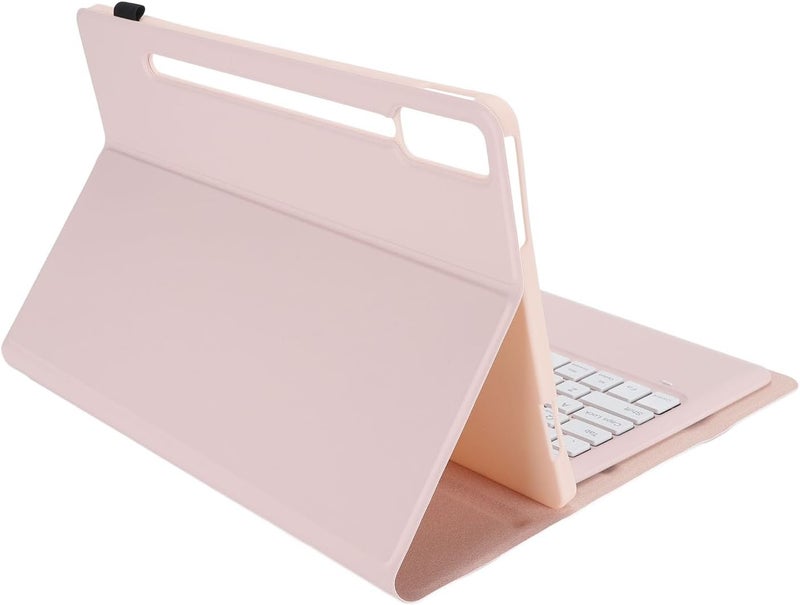 All-item matching trendy build TPU Keyboard Case, Tablet Case Precise Cutouts 33ft Operating Distance Prevents Scratches TB371FC for Tab P12 12.7inch (Pink) Experience optimized build - Image 2