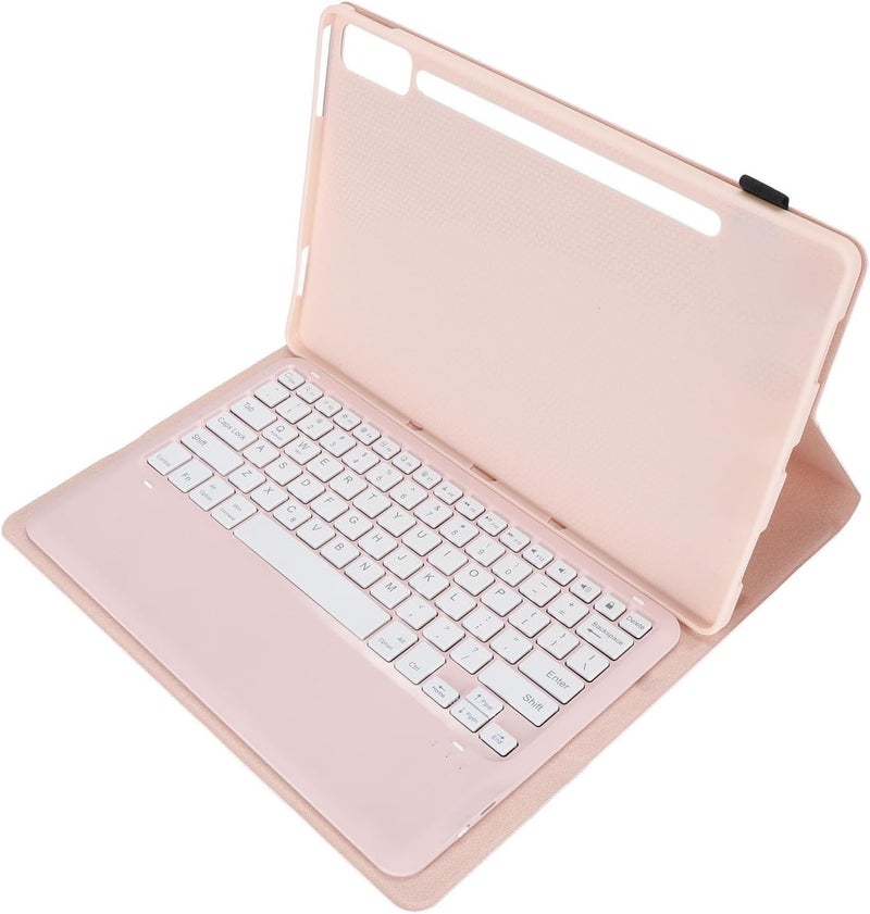 All-item matching trendy build TPU Keyboard Case, Tablet Case Precise Cutouts 33ft Operating Distance Prevents Scratches TB371FC for Tab P12 12.7inch (Pink) Experience optimized build - Image 5