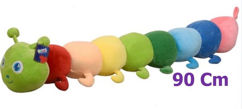 Halley Plush Toy Colorful Caterpillar Pillow 90 cm  - Image 1