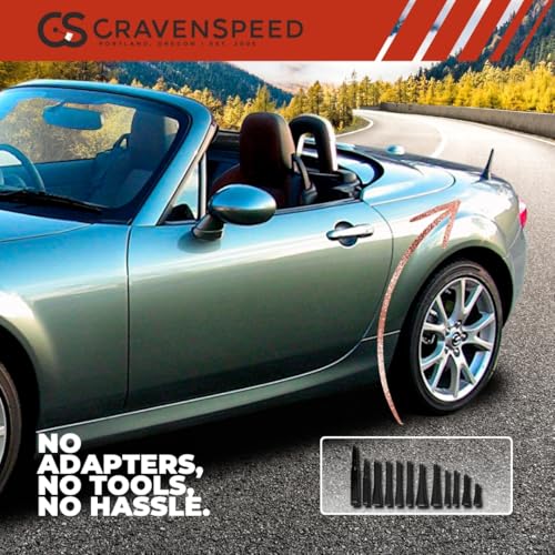 CravenSpeed Stubby Antenna Compatible with Mazda 3 2004-2018 | 4 inches | Short Antenna Replacement | Made in The USA - Image 2