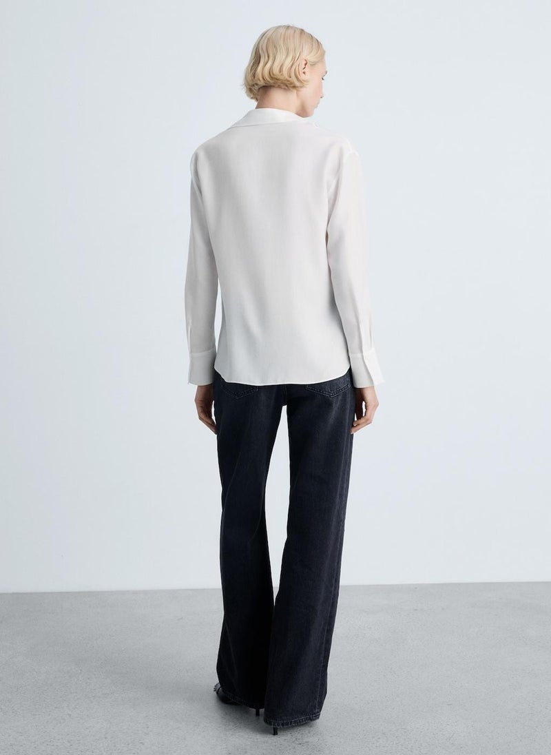MANGO Lyocell Fluid Shirt  - Image 2