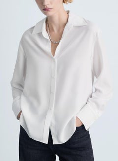 MANGO Lyocell Fluid Shirt  - Image 1