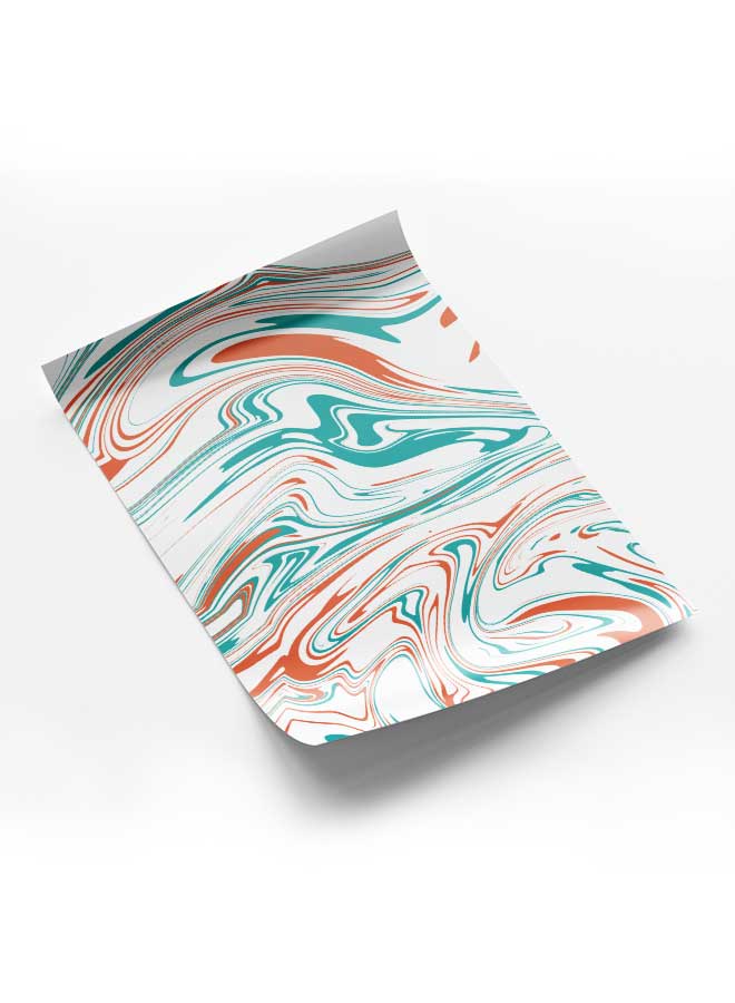 LOWHA Poster Painting Art With Four Separate Pieces Of Double-Sided Stickers Abstract For Home Bedroom Living Room And Office Decor - Image 1