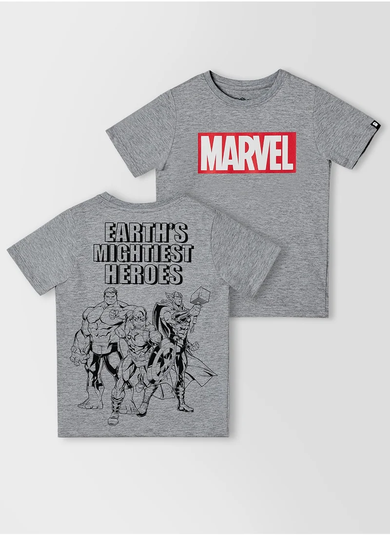 The Souled Store The Souled Store Marvel Printed Half Sleeves T-shirt for Kids and Boys