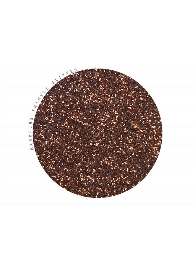 MARBLERS Twinkle Face & Body Glitter [Pecan] 0.18oz (5g) | Fine | Non-Toxic | Vegan | Cruelty-Free | Ethically Sourced | Festival Makeup | Eye, Hair, Nail, Eyeshadow | Cosmetic Grade - Image 2