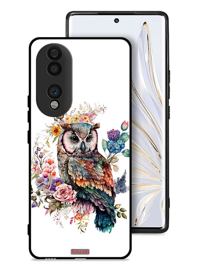 Tolwak Honor 70 Protective Case Cover Owl Abstract Art - Image 1