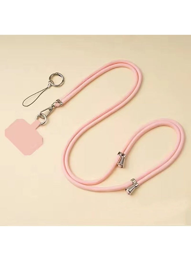 Universal Phone Lanyard with Adjustable Nylon Crossbody Strap for Most Smartphones