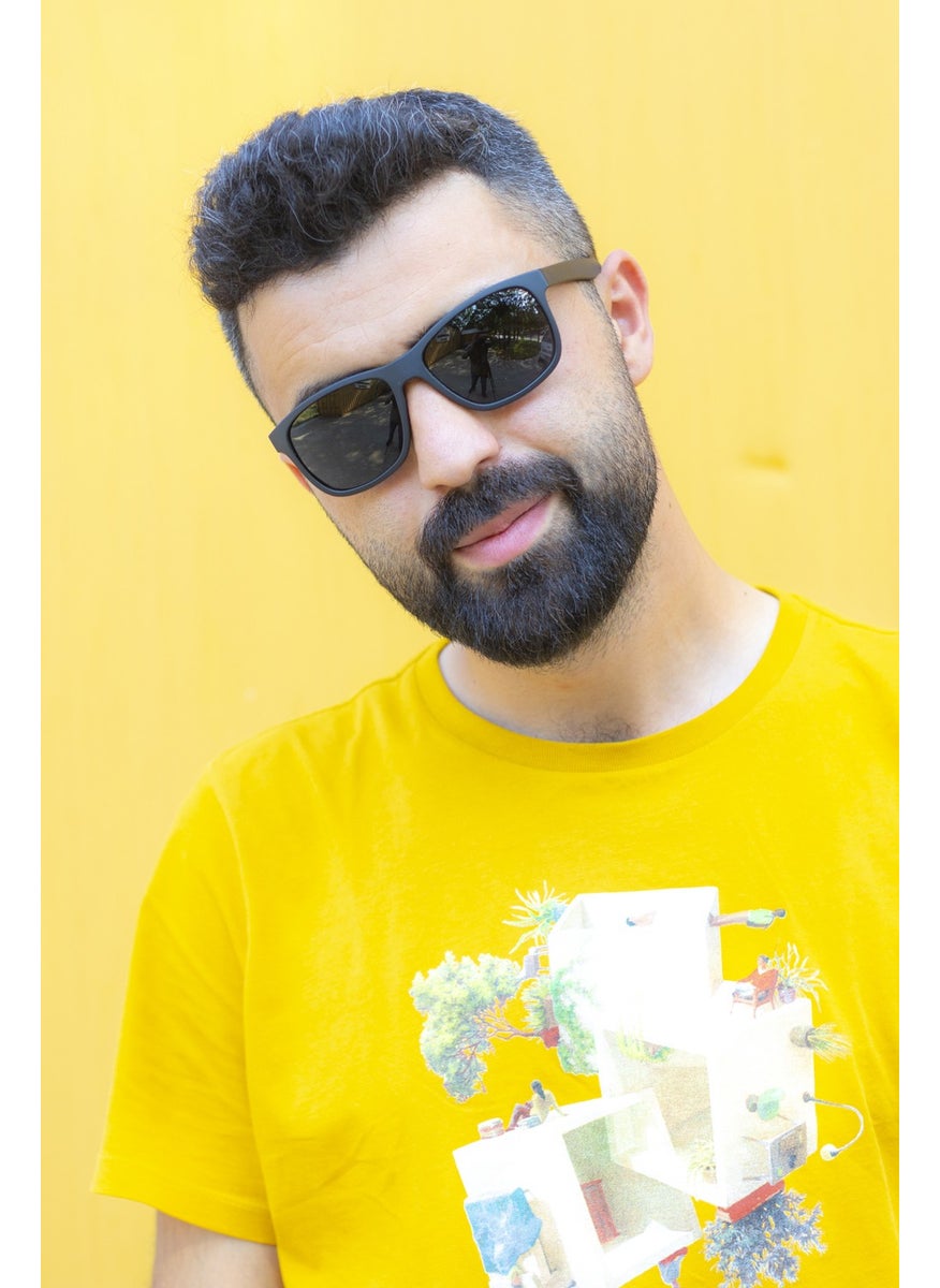 Focus On Felix Matte Black Polarized Sunglasses  - Image 5
