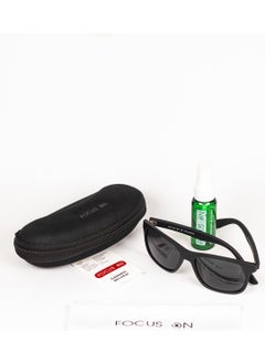 Focus On Felix Matte Black Polarized Sunglasses  - Image 4
