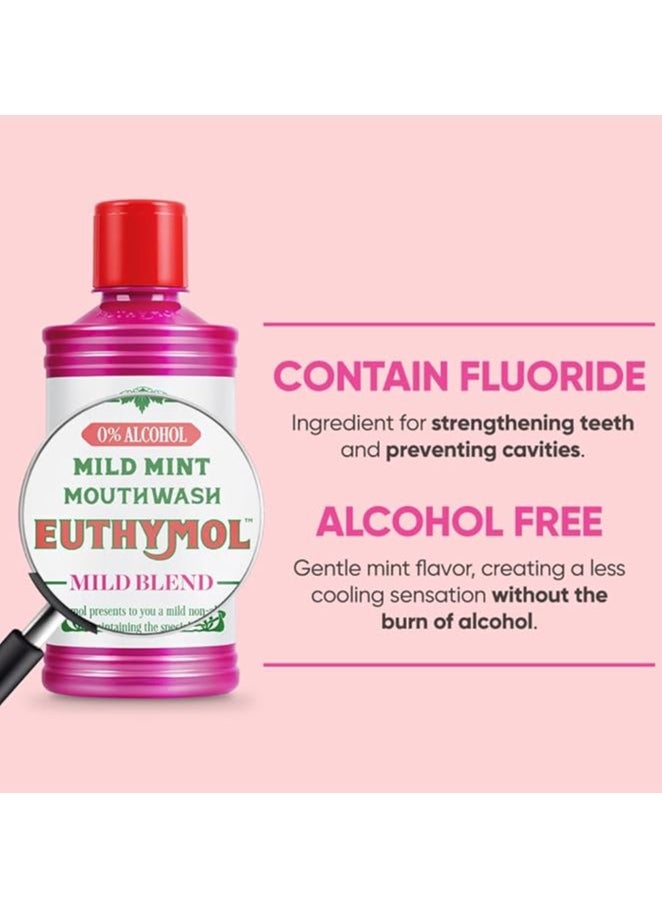 Euthymol Mild Mint Mouthwash 500 ml  - Image 2