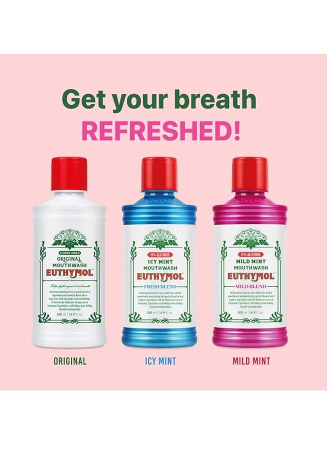 Euthymol Mild Mint Mouthwash 500 ml  - Image 4