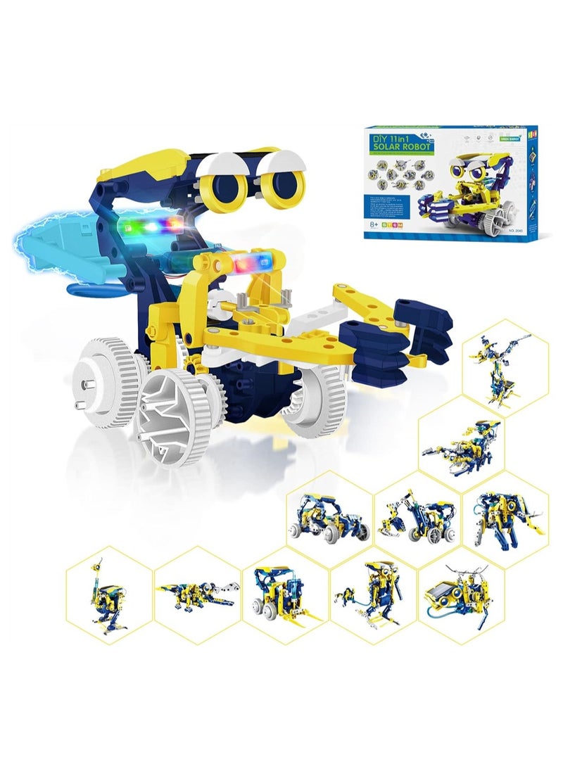 KASTWAVE STEM Projects for Kids Ages 8-12 Solor Robot Kits with Unique LED Light Educational Building Toys Science Experiment Kit Gift for Boys 8-12 Years Old  - Image 1