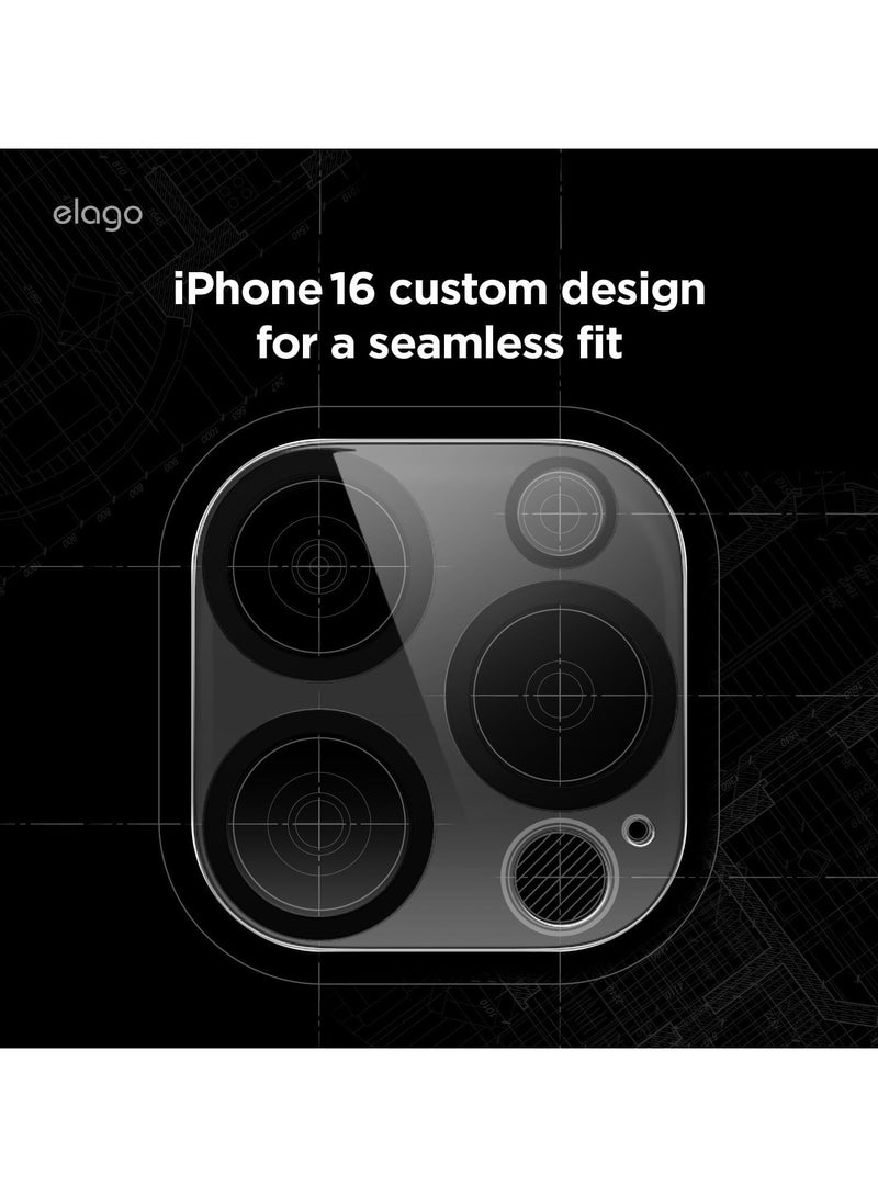 Elago Camera Lens Protector for iPhone 16 PRO and iPhone 16 Pro MAX Supreme Tempered Glass - Clear - Image 5