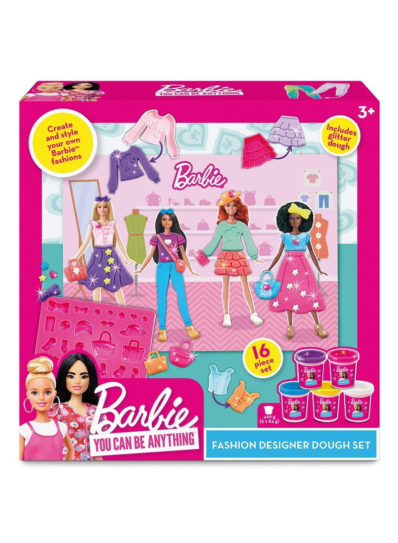 ADDO Addo Barbie Fashion Designer Dough Set | Play Dough | Creative Fun Ideas | Develops Sensory Skills | Entertaining Toy | Stress Relief Toys for Kids - Image 1