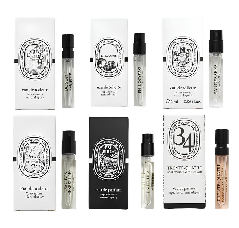 Diptyque set consisting of 6 pieces, 2 ml - Image 1