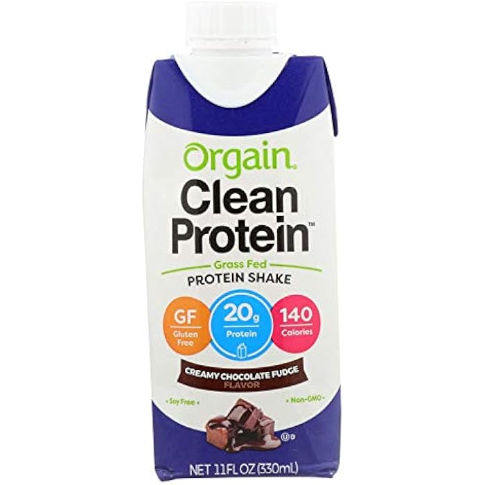 Orgain Whey Protein Shk Chocolate Fudge, 11 oz
