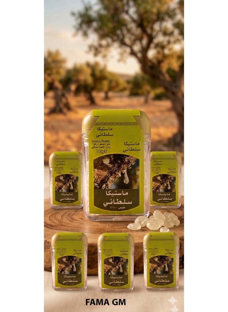100% Natural Sultana Mastic, 10g * 6 pieces