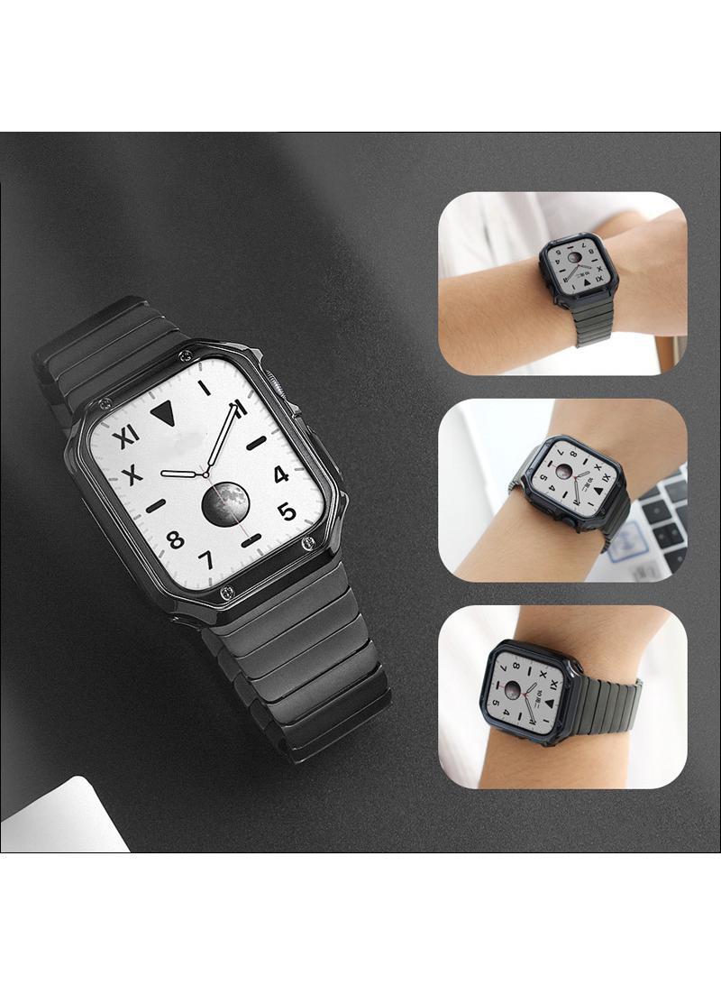 Y&D For Apple Watch Ultra 8/7 Generation 49mm Metal Strap With TPU Plating Case Suit - Image 3