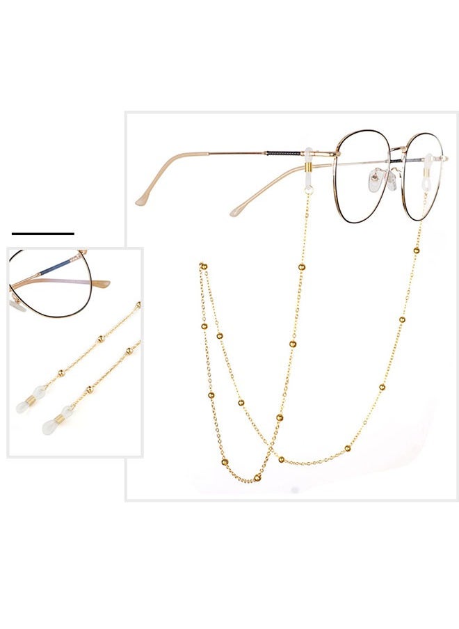 ZVEV 3Pcs Metal Glasses Chains for Men Women, Eyewear Strap Holders Hanging Neck Rope Lanyard Eyeglasses Accessory  - Image 3
