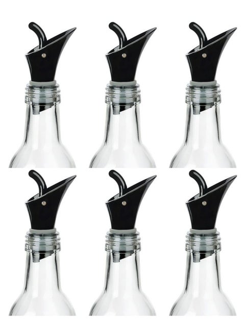 Plastic Bottle Pourers for Liquids 6 Pcs Set