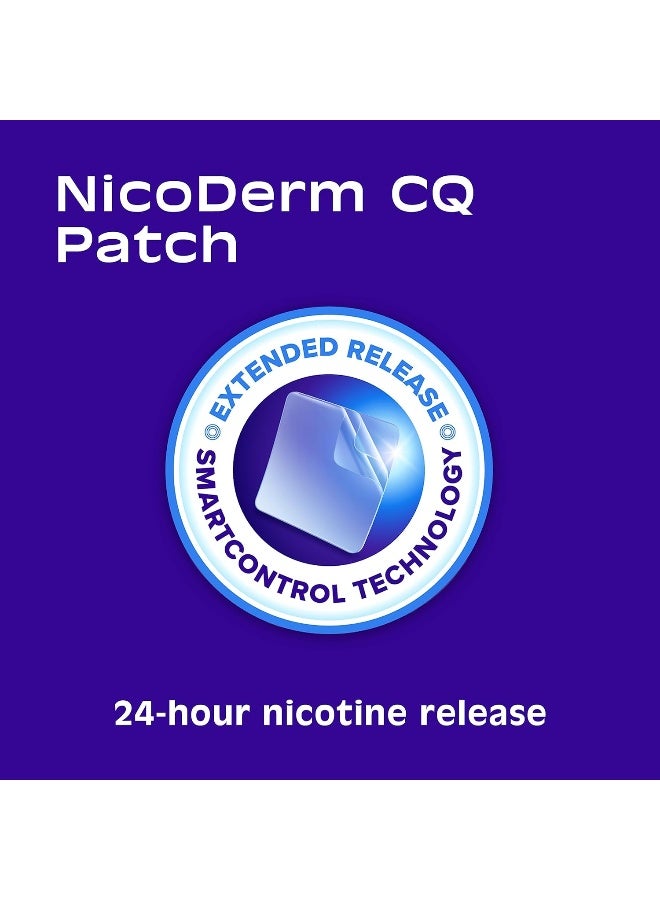 NicoDerm CQ Nicotine Patches to Quit Smoking, Step 1 Stop Smoking Aid, 21mg, 14 Count - Image 4