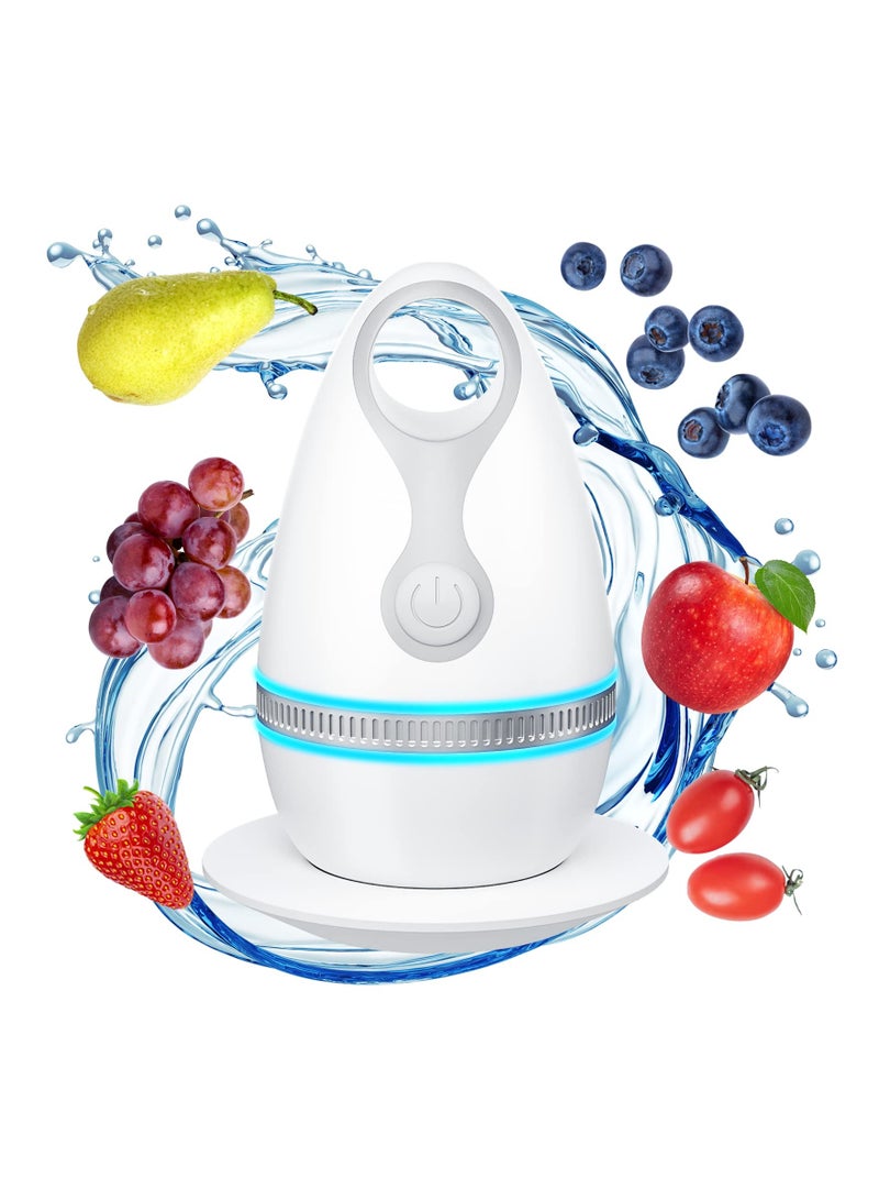 SYOSI Fruit and Vegetable Cleaning Machine, Portable Aqua Pure Purifier Device for Washing Food Like Fruit, Vegetable, Rice, Meat, Fish and Cleaning Tableware - Image 1