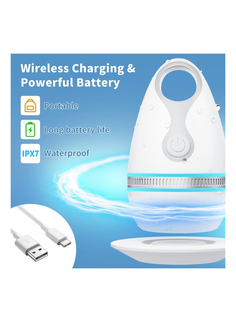 SYOSI Fruit and Vegetable Cleaning Machine, Portable Aqua Pure Purifier Device for Washing Food Like Fruit, Vegetable, Rice, Meat, Fish and Cleaning Tableware - Image 4