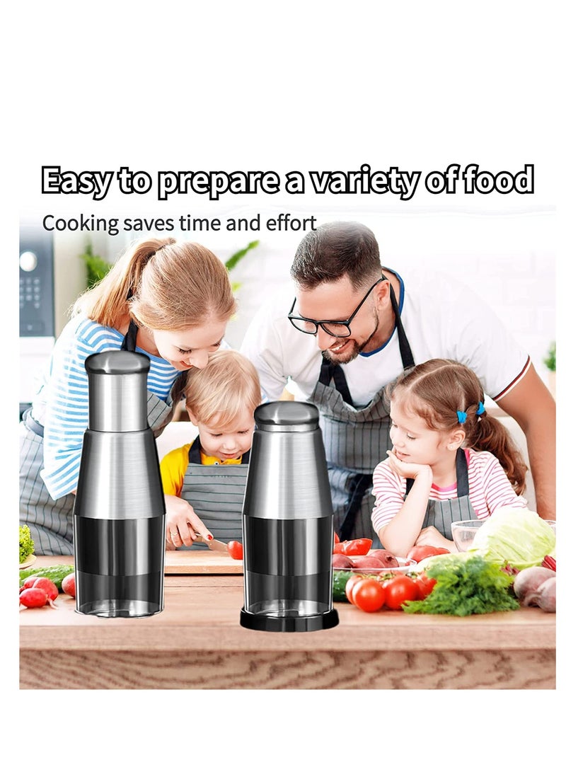 SYOSI Pressed Garlic Chopper, Stainless Steel 304 Garlic Masher, Multifunctional Minced Garlic Garlic Crusher, Manual Hand Garlic Grinder Cutter for Mincing Garlic, Slicing Peppers and Onions (1pc) - Image 3