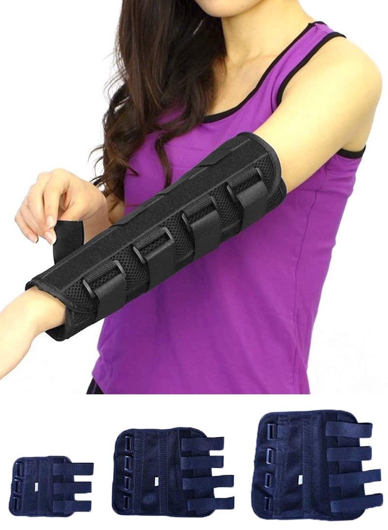 PYC Adult Kid Elbow Brace Splint Cubital Tunnel Syndrome Adjustable Elbow Support Brace Fracture Immobilizer Protector Tennis Arm Stabilizer Night Sleep Elbow Arthritis Tendonitis Pain Relief Splint Wrap - Image 1