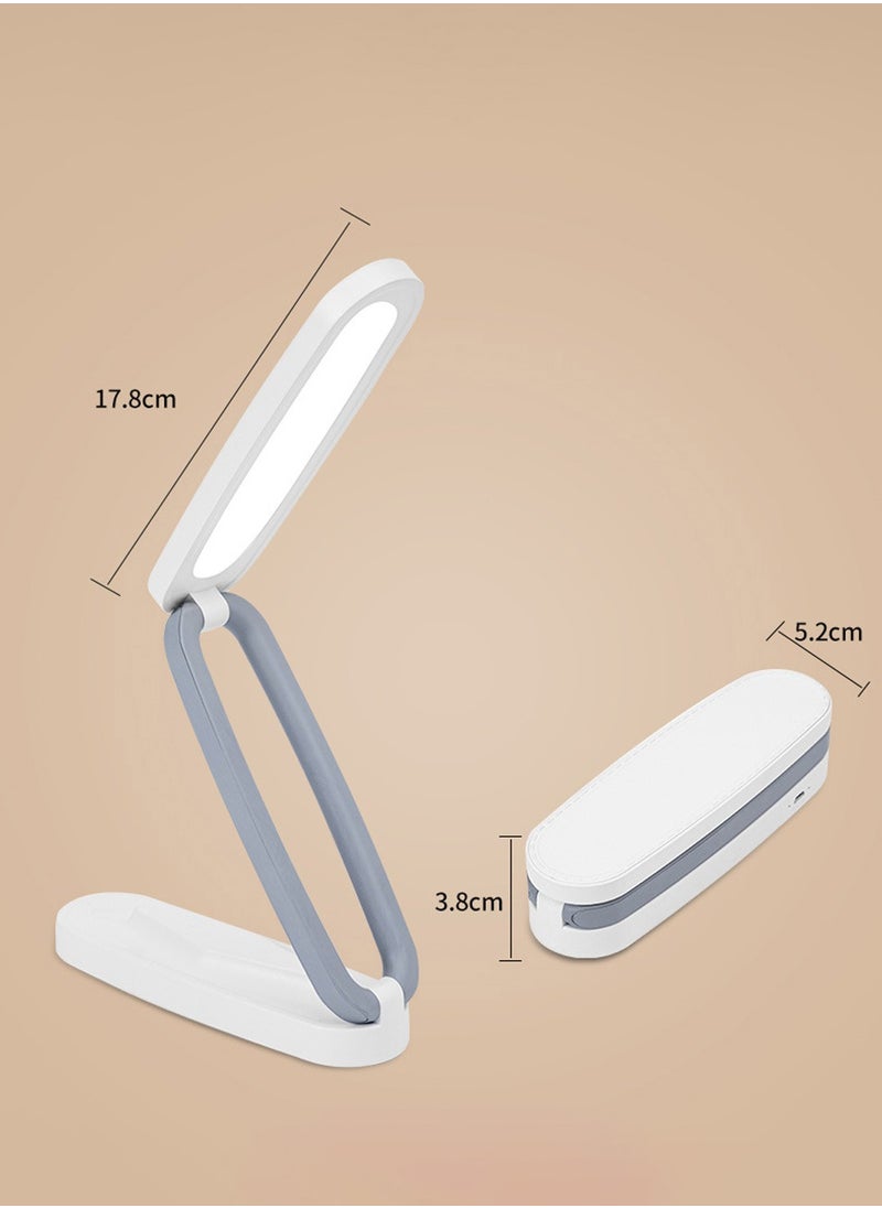 LEOKOR - Foldable LED Desk Lamp Portable Rechargeable Table Light with 3 Brightness Settings Eye Caring Studying Light - Image 1