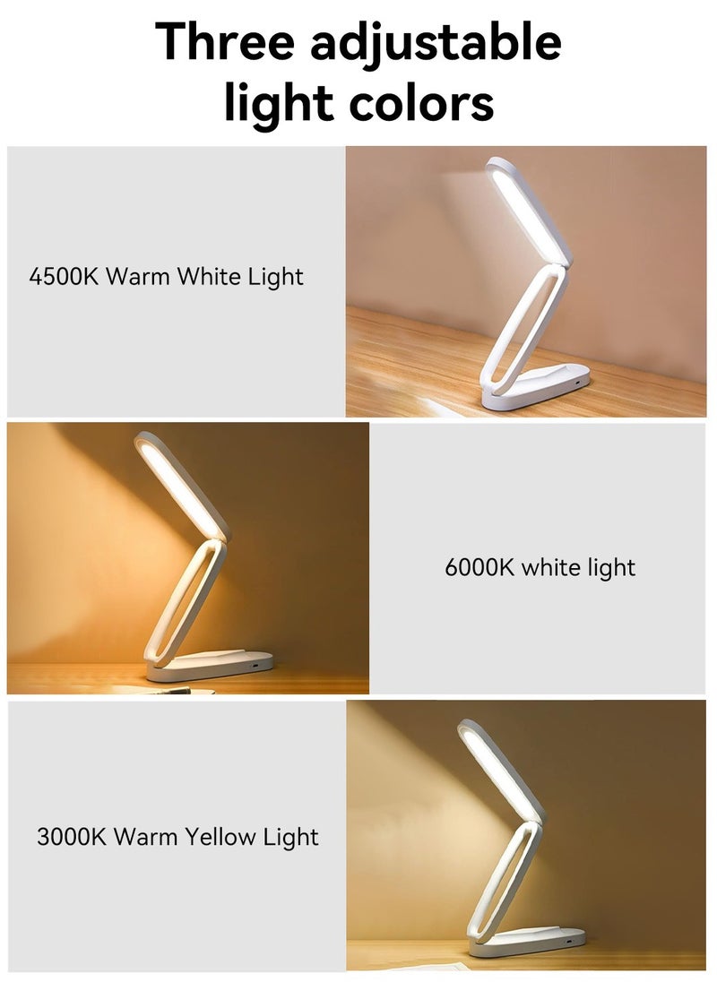LEOKOR - Foldable LED Desk Lamp Portable Rechargeable Table Light with 3 Brightness Settings Eye Caring Studying Light - Image 1
