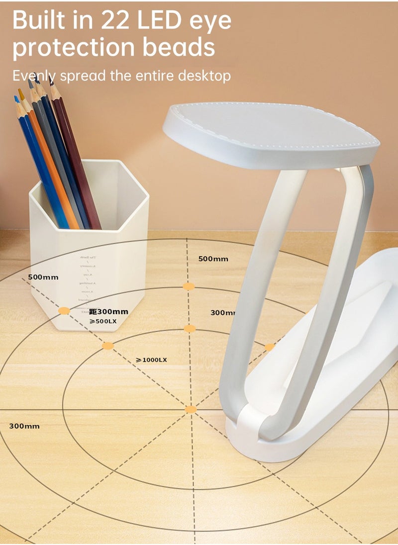 LEOKOR - Foldable LED Desk Lamp Portable Rechargeable Table Light with 3 Brightness Settings Eye Caring Studying Light - Image 1