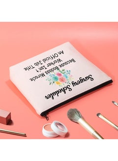 JXGZSO Surgery Schoduler Gifts Because Badass Miracle Worker Isn't An Offitial Job Title Medical Worker Makeup Bag  - Image 4