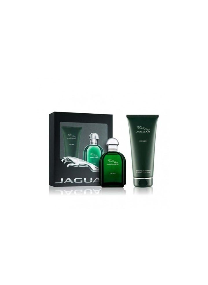 مجموعة جاغوار الأخضر عطر 100 مل + جل استحمام 200 مل