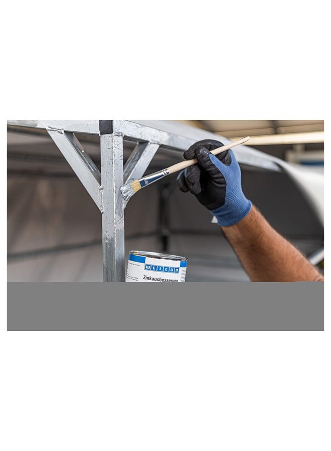 WEICON Brushable Zinc Coating | 750 ml | For galvanized metal surfaces - Image 3