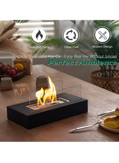 Furtey Portable Tabletop Fire Bowl Pot ,Tabletop Fire Pit Fire Bowl,Tabletop Fireplace Clean Burning Bio Ethanol Ventless Fireplace for Indoor Outdoor Patio Parties Events  - Image 2