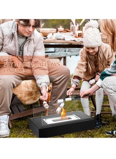 Furtey Portable Tabletop Fire Bowl Pot ,Tabletop Fire Pit Fire Bowl,Tabletop Fireplace Clean Burning Bio Ethanol Ventless Fireplace for Indoor Outdoor Patio Parties Events  - Image 5