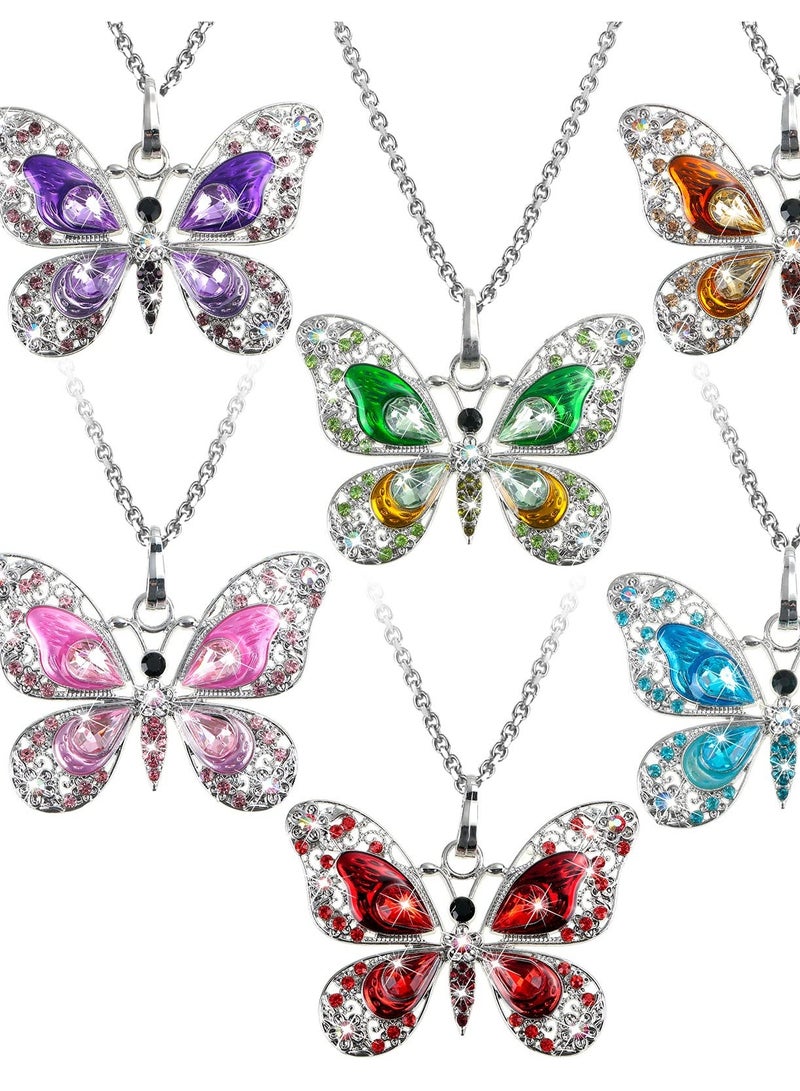 6 Colorful Bohemian Layered Necklaces for Women Vintage Enamel Pendant Jewelry Ethnic Style - Image 1