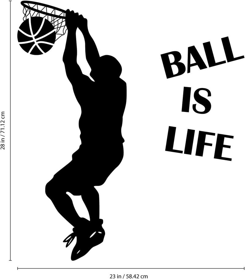 Pulse Vinyl Ball is Life Vinyl Wall Art Decal - Image 3