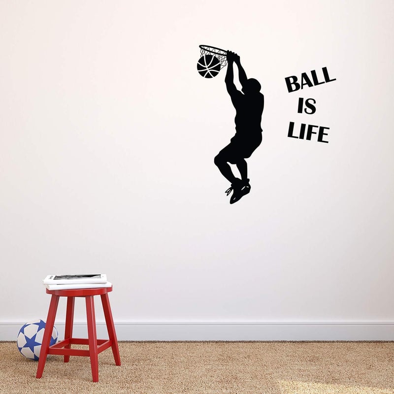Pulse Vinyl Ball is Life Vinyl Wall Art Decal - Image 1