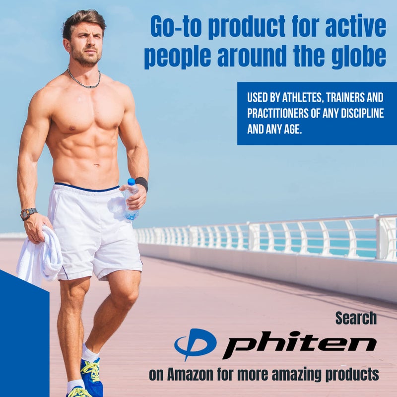 PHITEN X50 High End III Necklace, Black, 20" - Image 5