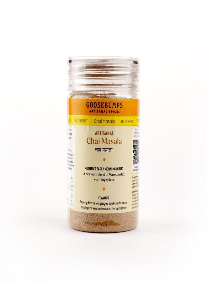 Goosebumps Chai Masala | Aromatic Tea Masala | 100% Natural Ingredients | Kadak Chai Masala | Vegan Spice | 80 GMS - Image 1